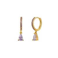 Geometric Water Drop Diamond Ear Buckle sku image 8