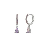 Geometric Water Drop Diamond Ear Buckle sku image 3