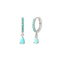 Geometric Water Drop Diamond Ear Buckle sku image 9