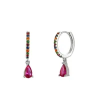 Geometric Water Drop Diamond Ear Buckle sku image 5