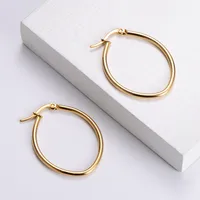 Stainless Steel 18K Gold Plated Simple Style Plating U Shape main image 3