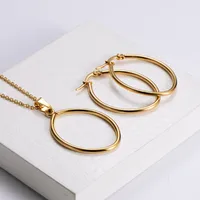 Stainless Steel 18K Gold Plated Simple Style Plating U Shape main image 4