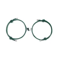 Simple Style Heart Alloy Rope Braid Couple Bracelets sku image 15
