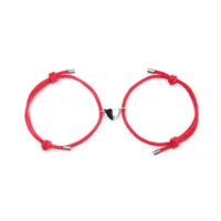 Simple Style Heart Alloy Rope Braid Couple Bracelets sku image 17