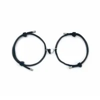 Simple Style Heart Alloy Rope Braid Couple Bracelets sku image 18