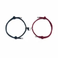 Simple Style Heart Alloy Rope Braid Couple Bracelets sku image 20
