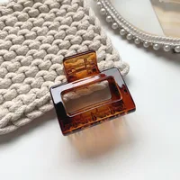 Medium-sized Hair Clip Korean Elegant Back Head Acrylic Hair Clip Acetate Hair Accessories Wholesale Nihaowholesale sku image 1
