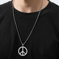 Fashion Stainless Steel Plating Men's Necklace main image 4