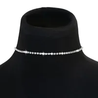 Cross-border New Arrival Necklace European And American Simple Temperament Diamond-studded Necklace Women's Clavicle Necklace Necklace Choker Necklace For Women main image 2