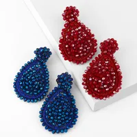 Fashion Water Droplets Artificial Gemstones Earrings Ear Studs main image 1