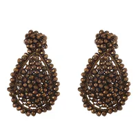 Fashion Water Droplets Artificial Gemstones Earrings Ear Studs main image 3