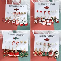 Christmas Plating Alloy No Inlaid Earrings Ear Studs main image 3