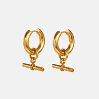 Circle Plating 304 Stainless Steel No Inlaid Earrings main image 5