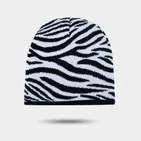 Autumn And Winter Warm Hat Female Fashion Retro Houndstooth Knitted Hat sku image 3