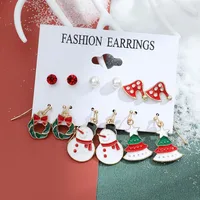 Christmas Plating Alloy No Inlaid Earrings Ear Studs sku image 10