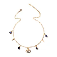 Fashion Rhinestone Eye Necklace main image 5