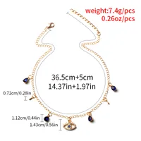 Fashion Rhinestone Eye Necklace main image 1