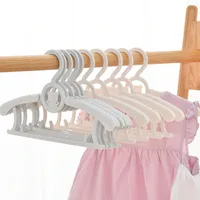 Simple Geometric Retractable Plastic Drying Rack Clothes Hanger main image 3