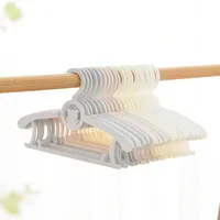 Simple Geometric Retractable Plastic Drying Rack Clothes Hanger main image 2