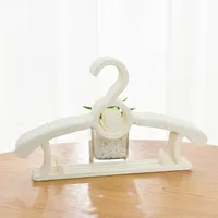 Simple Geometric Retractable Plastic Drying Rack Clothes Hanger sku image 8