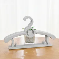 Simple Geometric Retractable Plastic Drying Rack Clothes Hanger sku image 9