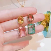 European And American Baroque Earrings Designer Color Copper Earrings main image 1