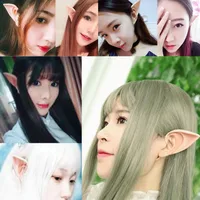 Halloween Elf Ears Party Dress Up Props Latex Elf Tip Simulation Ears Props main image 2