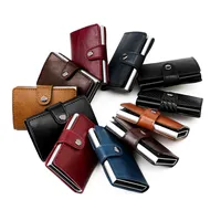 Wholesale Rfid Shielding Anti-theft Brush Ultra-thin Credit Card Aluminum Alloy Card Bag main image 2