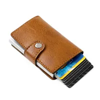 Wholesale Rfid Shielding Anti-theft Brush Ultra-thin Credit Card Aluminum Alloy Card Bag main image 4