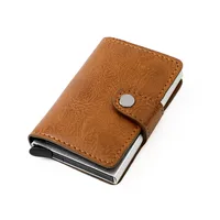 Wholesale Rfid Shielding Anti-theft Brush Ultra-thin Credit Card Aluminum Alloy Card Bag sku image 2