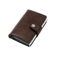 Wholesale Rfid Shielding Anti-theft Brush Ultra-thin Credit Card Aluminum Alloy Card Bag sku image 4