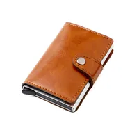 Wholesale Rfid Shielding Anti-theft Brush Ultra-thin Credit Card Aluminum Alloy Card Bag sku image 7