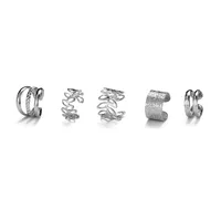 Wholesale Jewelry Vintage Style Letter Alloy Earrings sku image 8