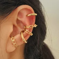Wholesale Jewelry Vintage Style Letter Alloy Earrings sku image 36