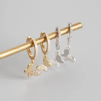 925 Sterling Silver Gem Insect Earrings main image 4
