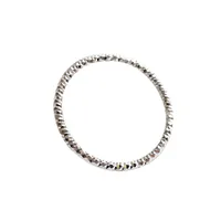 Korean Version Of S925 Sterling Silver Fashion Car Flower Flashing Fine Ring Index Finger Ring Joint Tail Ring Female Silver Jewelry main image 5