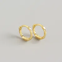 925 Sterling Silver No Inlaid Geometric Earrings sku image 1