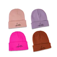 Woolen Hat Autumn And Winter New Wild Fashion Warmth Japanese Cute Two Dinosaur Knitted Hat Korean Trend main image 2