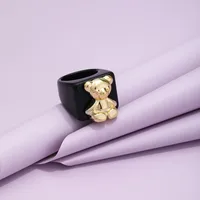 Cartoon Style Animal Resin No Inlaid Women's main image 5