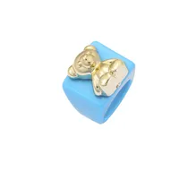 Cartoon Style Animal Resin No Inlaid Women's sku image 1