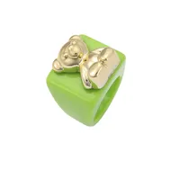 Cartoon Style Animal Resin No Inlaid Women's sku image 2