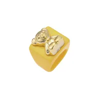 Cartoon Style Animal Resin No Inlaid Women's sku image 3