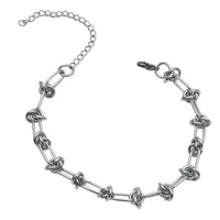Hip-hop Rhombus Stainless Steel No Inlaid Bracelets main image 5