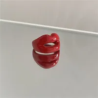 Lady Lips Alloy Stoving Varnish No Inlaid Women's sku image 2