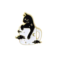 Cartoon Style Cat Alloy Plating Unisex Brooches sku image 10