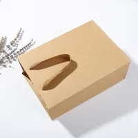 Vertical Large Kraft Paper Bag Tote Bag Takeaway Packaging Gift Clothing Store Milk Tea Shop Paper Bag main image 4
