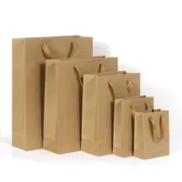 Vertical Large Kraft Paper Bag Tote Bag Takeaway Packaging Gift Clothing Store Milk Tea Shop Paper Bag main image 5