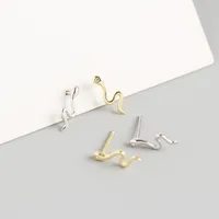 925 Sterling Silver Gem Animal Earrings Ear Studs main image 3