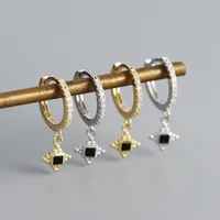 Yhe0396 European And American Foreign Trade Hot Selling S925 Silver Ins Mild Luxury Retro Earclip Earrings All-matching Silver Earrings Ear Studs main image 4