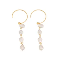 925 Sterling Silver Gem Water Droplets Earrings Ear Studs main image 5